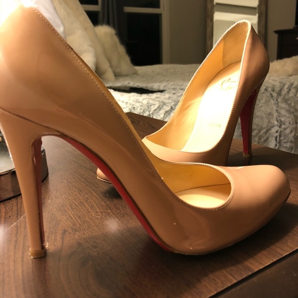 Christian Louboutin - nude heels size 37.5 - Picture 2 of 8